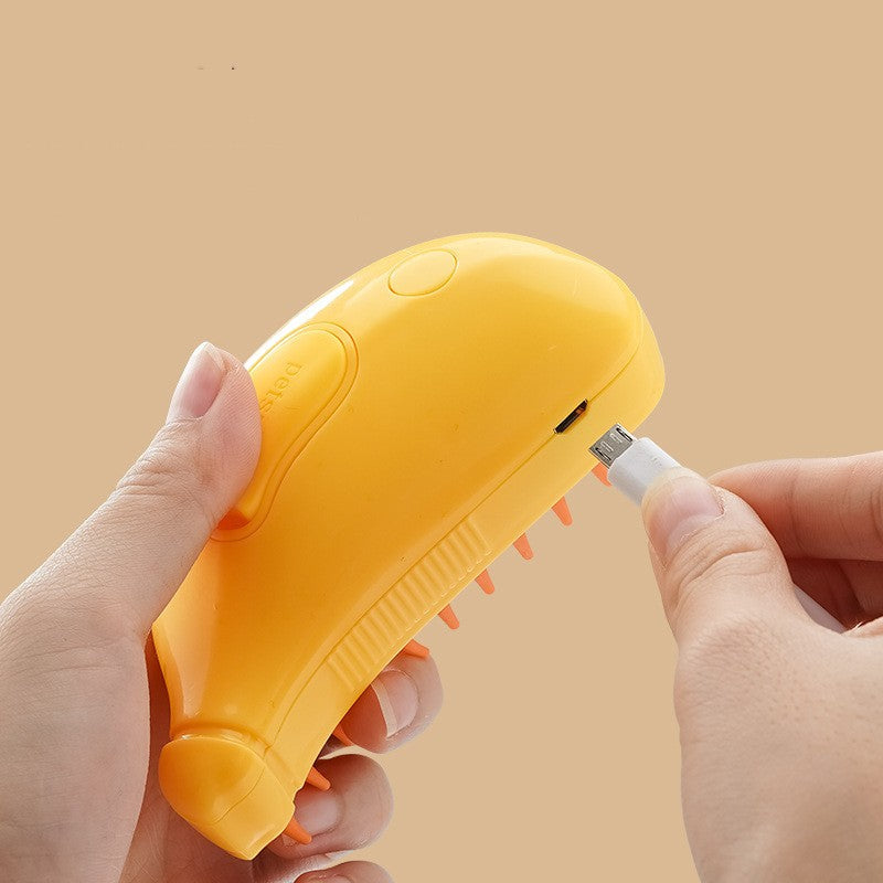 3-in-1 Pet Grooming Spray Brush