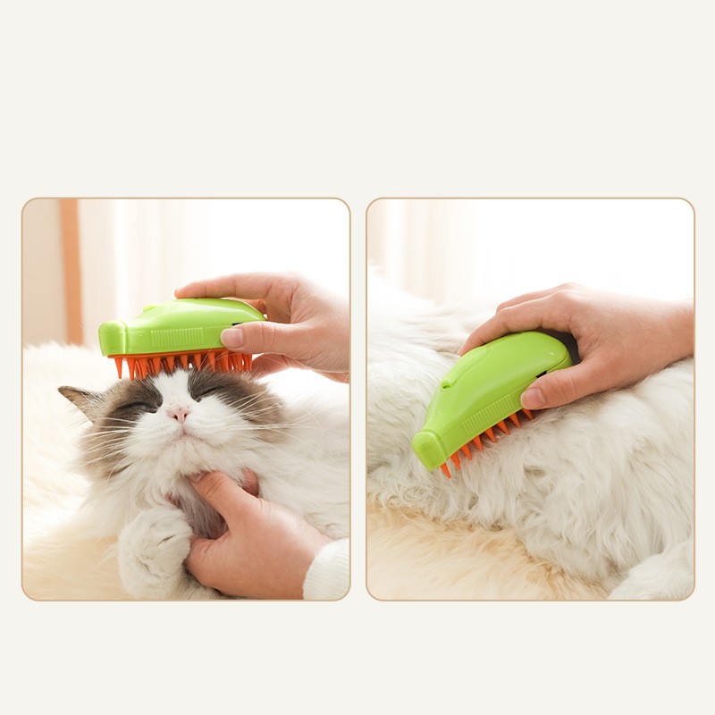 3-in-1 Pet Grooming Spray Brush