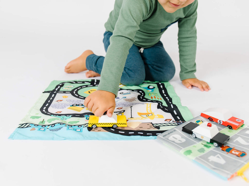 Portable Toy Car Play Mat & Storage Pouch