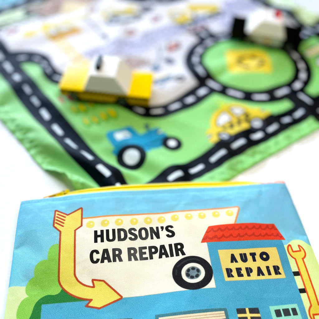 Portable Toy Car Play Mat & Storage Pouch