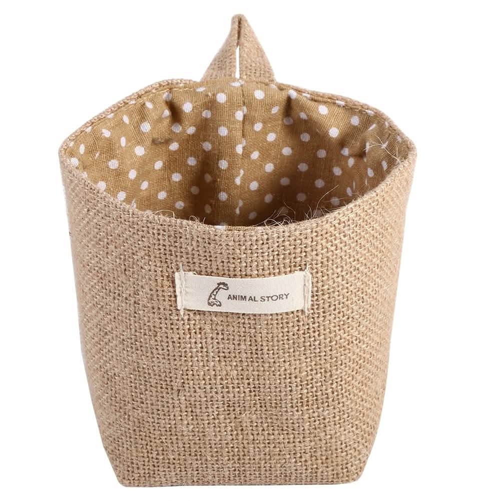 Cotton-Linen Hanging Storage Organizer
