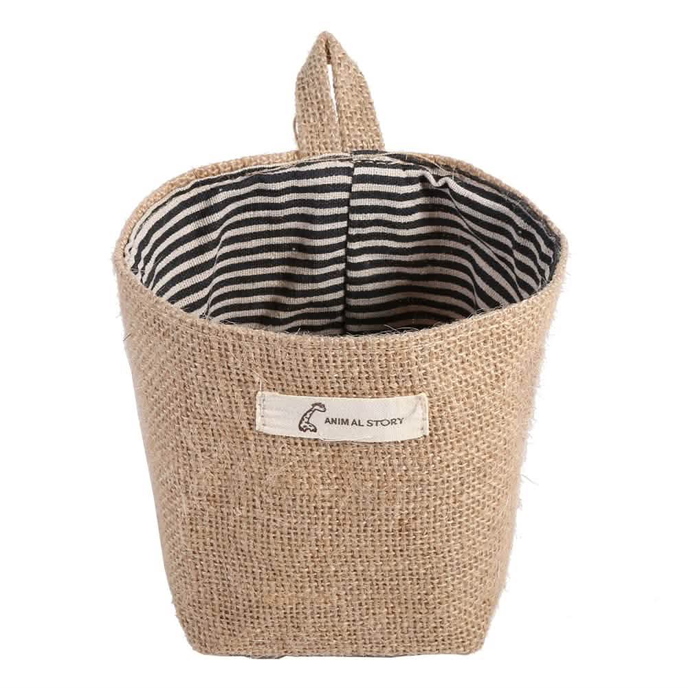 Cotton-Linen Hanging Storage Organizer