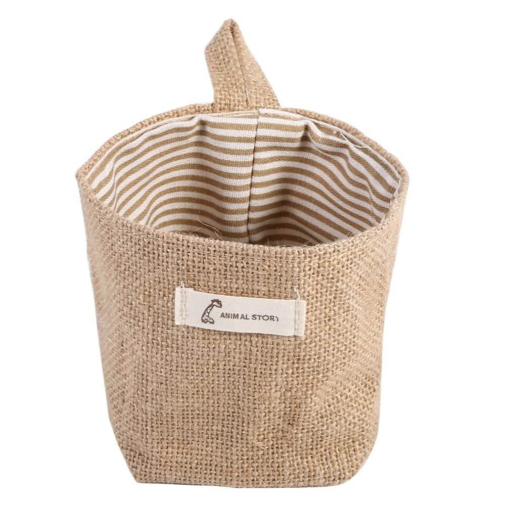 Cotton-Linen Hanging Storage Organizer