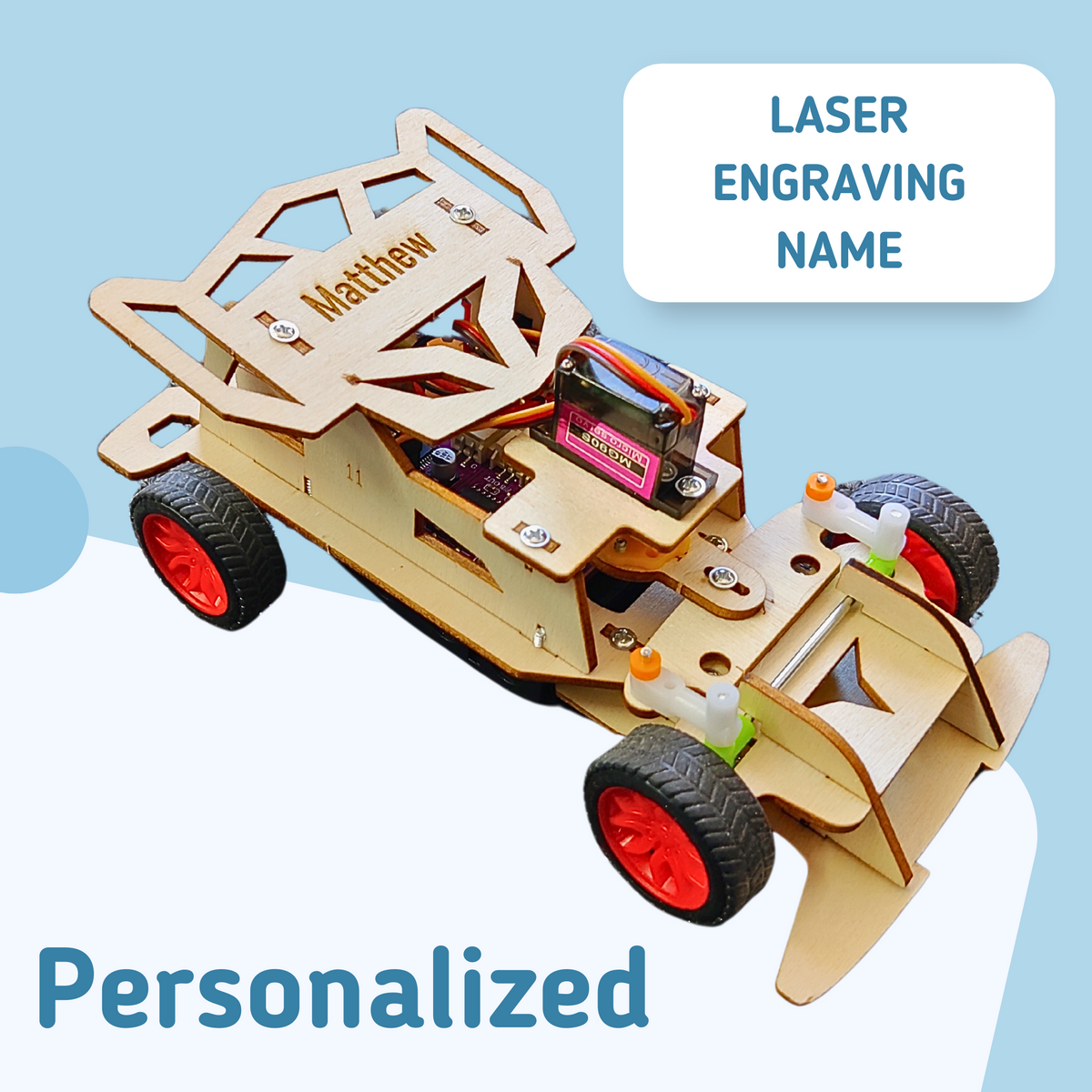 DIY Remote-Controlled Car Kit — Ages 12+
